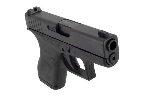 Glock G42 Blue Label subcompact .380 ACP pistol with Night Sights